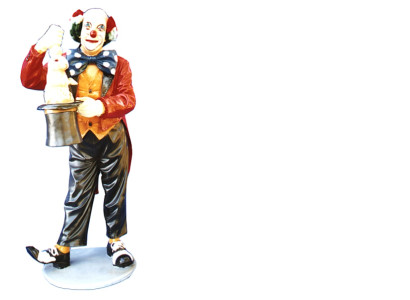 Design clown magician figure statue sculpture figures sculptures decoration decoration 5027