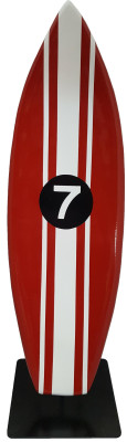 Sculptures Surfboard Hand Painted Figure Statues Figures Abstract Art Statue