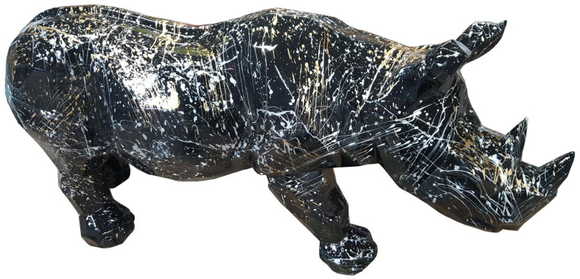 Decorative statue rhinoceros sculpture abstract designer loft decoration sculptures garden
