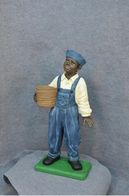 Dark Skinned Boy Sculpture Figure Sculptures Figures Statue Style 1920s
