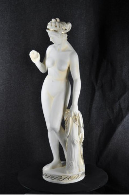 Antique Marble Style Statue Eva with Apple XXL Figure Statues Sculpture Decoration PG010