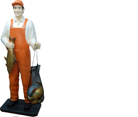 Design Fisherman Figure Statue Sculpture Figures Sculptures Decoration Deco 5661 new