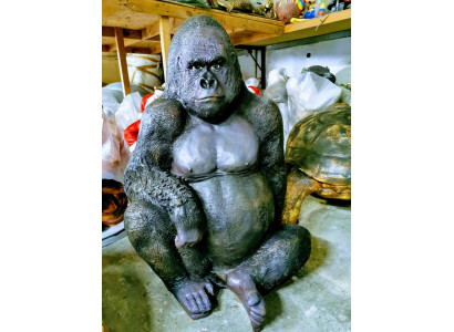Gorilla Sculpture Statue Figures Statues Sculptures Garden Figure Garden Statues
