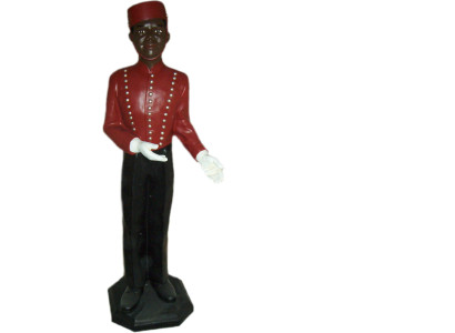 Hotelier Boy Gastronomy Figure Statue Sculpture Figures Sculptures Decoration