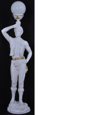 Life size Hindu Stand Light fixture Sculpture Floor Lamp Decoration Figure 160cm