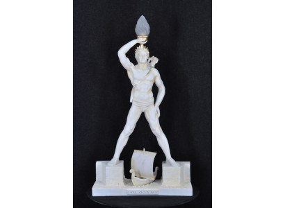Floor lamp Lamp Light fixture Antique Statue Figure Sculptures Sculpture Statues COLOSSUS
