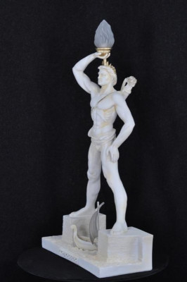 Floor lamp Lamp Light fixture Antique Statue Figure Sculptures Sculpture Statues COLOSSUS