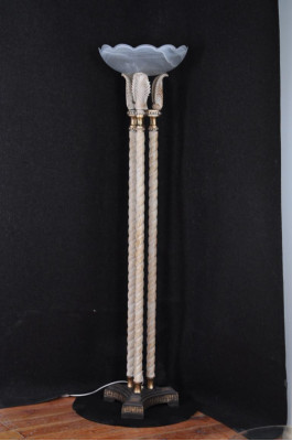Olymp standing fire lamp light fixture floor lamp sand lamp lamps lights design XXL