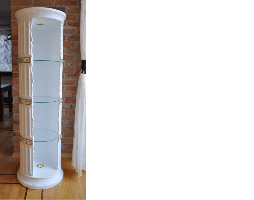 Design Display case Shelf Glass Column Bar Showcases Shelves Wardrobe Living room 1882 new