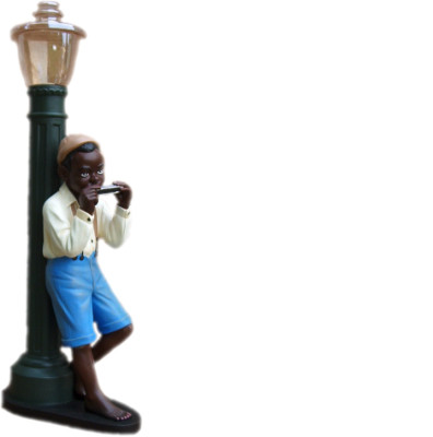 Design Boy with Harmonica Figure Statue Sculpture Figures Sculptures 7078 new