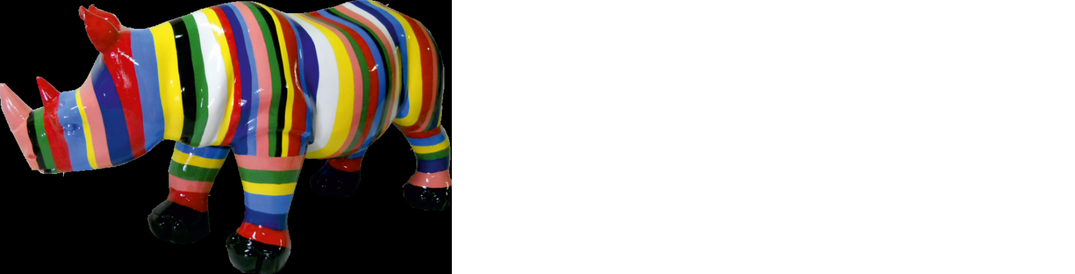 Design Rhinoceros Figure Statue Sculpture Figures Sculptures Decoration Deco 3092 new