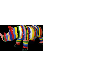 Design Rhinoceros Figure Statue Sculpture Figures Sculptures Decoration Deco 3092 new