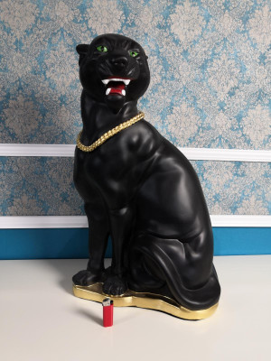 Design Puma Figure Statue Sculpture Figures Sculptures Decoration Statues Decoration new