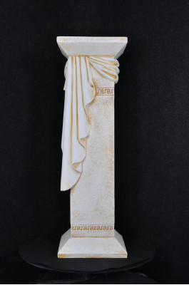 Medusa Column Roman Columns Marble Sculpture Figure Decorative Decoration Stand 1041