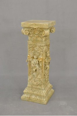 Design column cupids sculptures figures decoration decorative stand flowers base