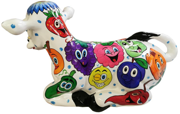House Decoration Statue Sculpture Abstract Modern Decoration Abstract Figure Cow Garden