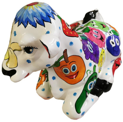 House Decoration Statue Sculpture Abstract Modern Decoration Abstract Figure Cow Garden