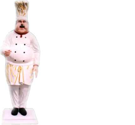 Restaurant Chef Figure Statue Sculpture Figures Sculptures Decoration Decoration 213cm
