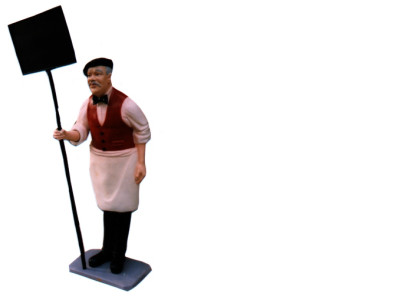 Sign Restaurant Figure Statue Sculpture Figures Sculptures Decoration Decoration 182cm