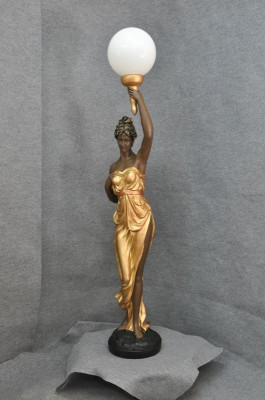 XXL Design Standing Light Fixture Stand Lights 153cm Lamp Sculpture Figure Statue