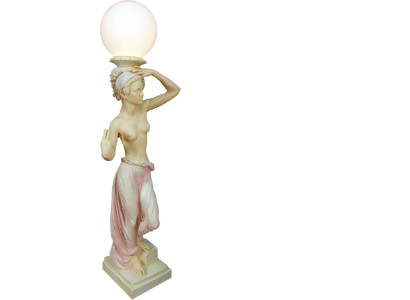 Antique style figure floor lamp belly dancer stand lamp light fixture lamps sculpture new