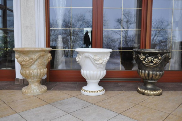 Flower Pot Design Vase Vases Classic Design Antique Style Roman Floor Bowls