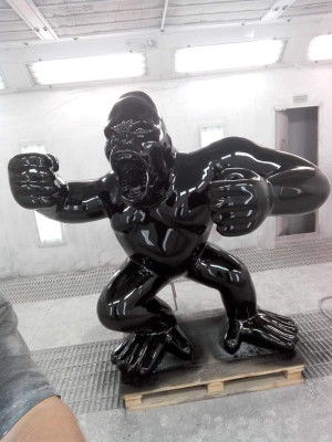 Garden Figure Gorilla Abstract Decoration Statue Decoration Colorful Painted Statues new