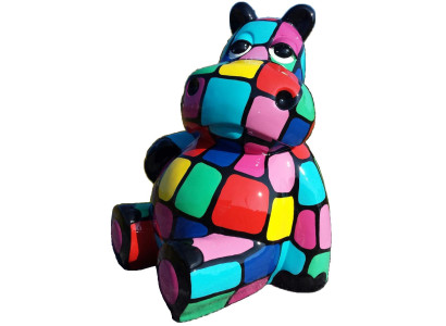 Modern decoration designer loft colorful sculptures figures real handcraft new