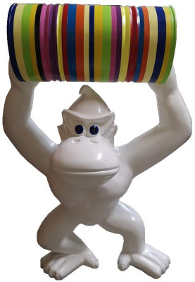 Gorilla Abstract Figure Statue Modern Figures Statues Sculptures Decoration Garden