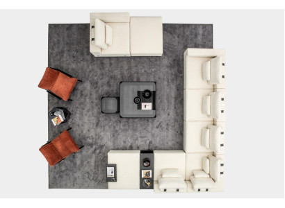 Living room Furniture Upholstered set Living landscape Corner sofa Armchair Textile sofas