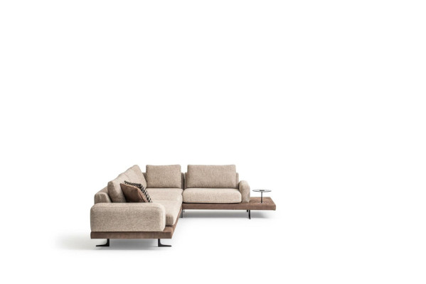 Modern L-shape Corner sofa Living room furniture Designer upholstered sofas Textile