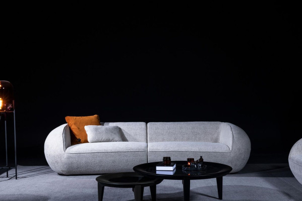 Living room sofa three seater modern luxury upholstered furniture couch seating furniture