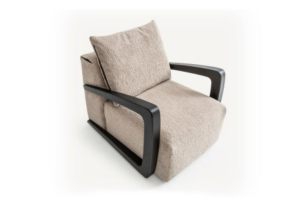 Armchair Upholstery 1 Seat Designer Textile Living room Style Modern new