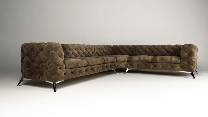 Velvet Corner sofa Chesterfield Sofa Upholstered Set Couch Living landscape