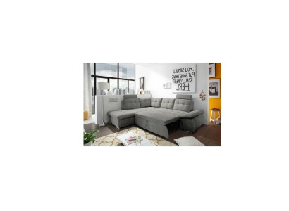 Design Corner sofa L-shape Sofa Couch Bed function Upholstery Sofa bed Textile