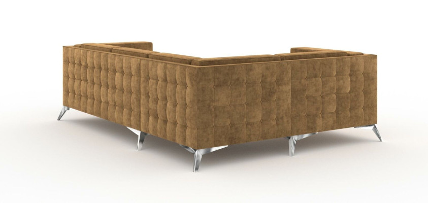 Fabric L-shape Couch Living landscape Corner sofa Suite Modern Design Sofa