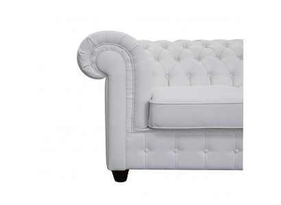 Chesterfield 3+1 Leather Sofa Sofa bed Bed function Leather Couch Sofa set Sofa