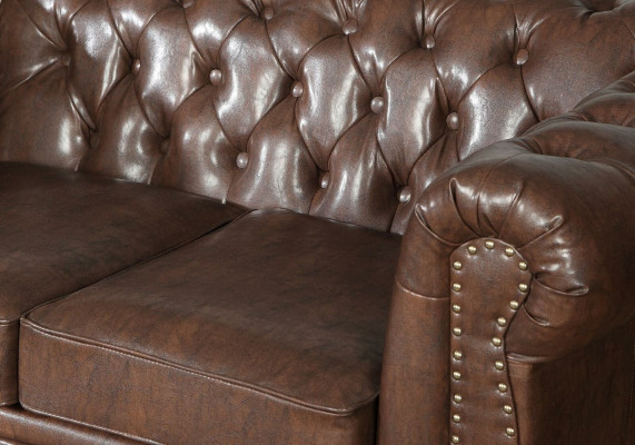 Designer Chesterfield Sofa set Sofa Couch Upholstery Set 3+2+1 Seater