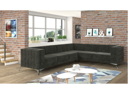 Design Esk Corner sofa L-shape Modern Sofas Fabric sofa Couch Living landscape
