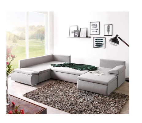 Fabric U-shape Couch Living landscape Corner sofa Suite Design Modern Sofa
