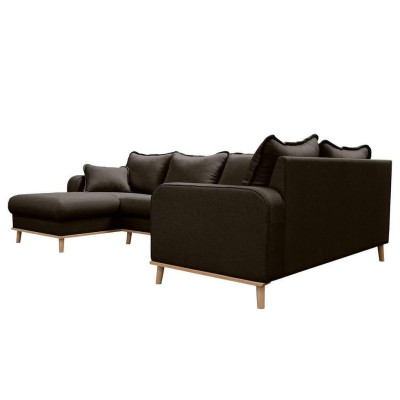 Corner sofa Sofa Couch Upholstery U-shape Living landscape Seating set Sofas