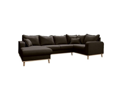 Corner sofa Sofa Couch Upholstery U-shape Living landscape Seating set Sofas