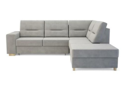 Design Corner sofa L-shape Bed function Couch Leather Textile Sofas Corner sofa