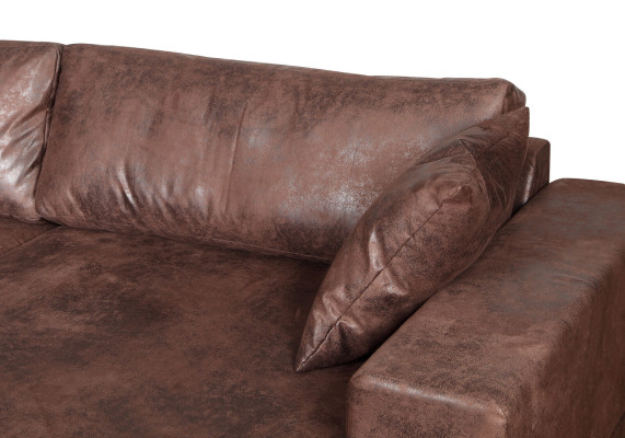 Big Sofa Couch Corner sofa Vintage xxl Upholstery Corner Suite Living landscape