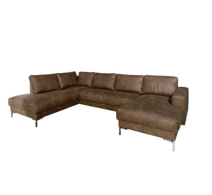 Corner Corner sofa U-shape Living landscape Sofa Couch Upholstery Suite Vintage