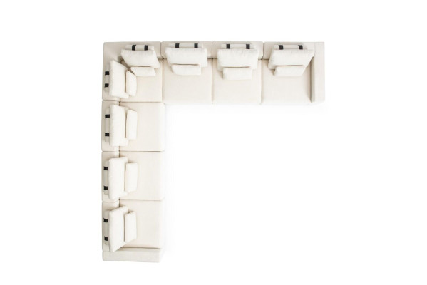 Textile Sofas L-shape Luxury Furniture Living room Corner sofa Style Modern Furniture