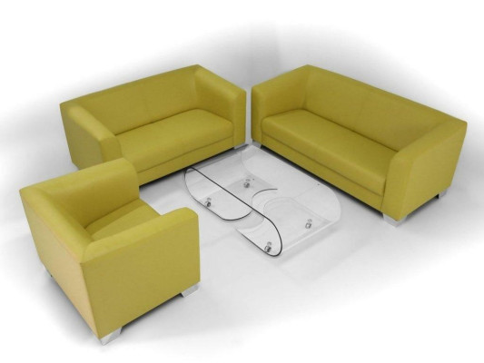 Sofa set 3+2+1 Seater Set Design Sofas Upholstery Relax Leather Couches