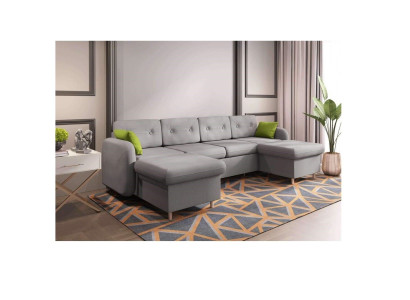 Living landscape Bed function Fabric Corner sofa U-shape Decorative Couch Design Upholstery