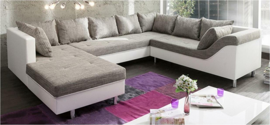 Design Corner sofa U-shape Modern Sofas Couch Living landscape Sleep Bed