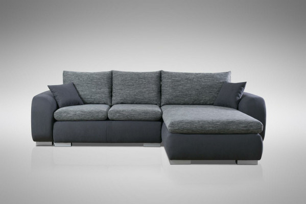 Corner sofa Bed function Couch Gray Upholstery Couches Textile Sofas Sofa